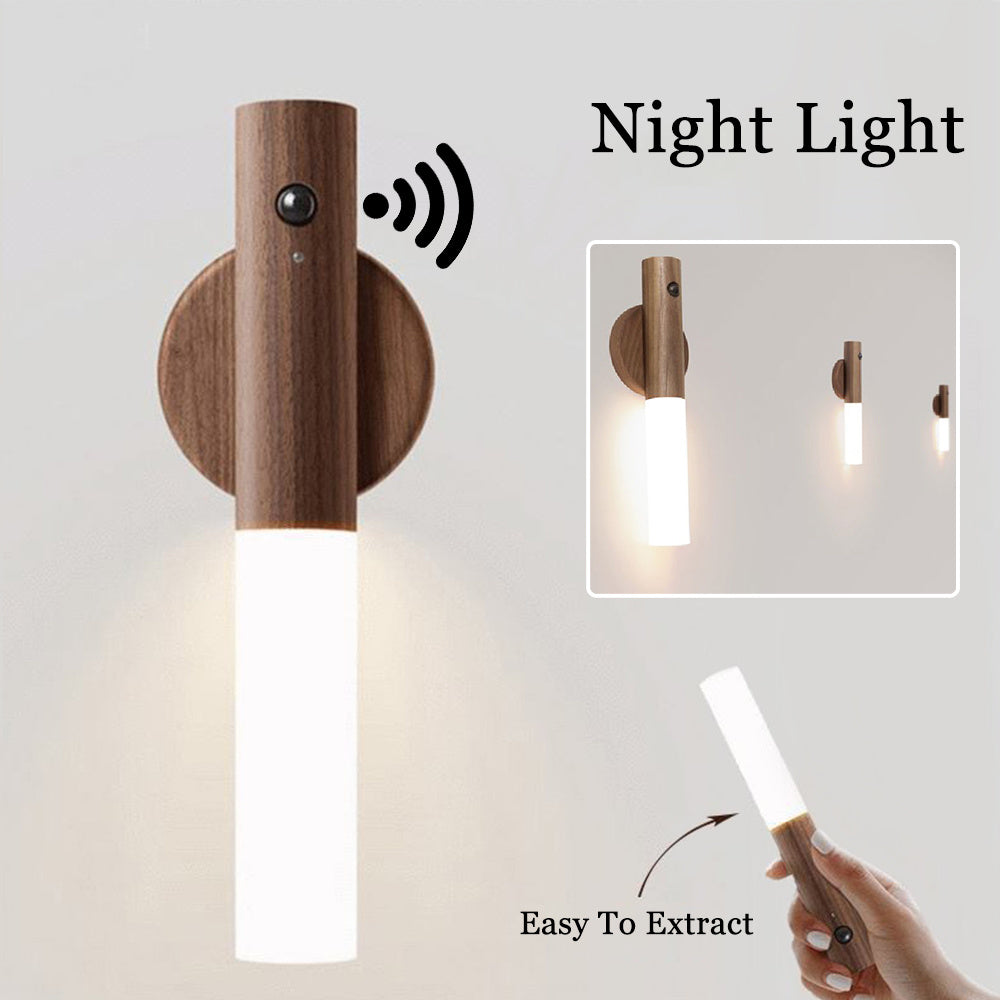 Portable Lamp Motion Sensor Light Indoor Led Magnetic Charge Night Light For Hallway Bedroom